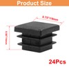 LifCratms 24 Pack 3/4 Inch (19mm) Square Plastic Plug, Square