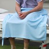 Interweave Healthcare Blue Hospital Thermal Throw Blanket, No Fluff Transfer,