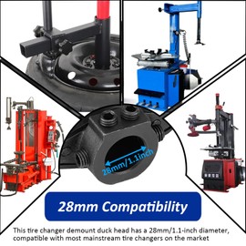 Crumye Tire Machine Duck Head for Tire Changer with 28mm Mounting Shaft
