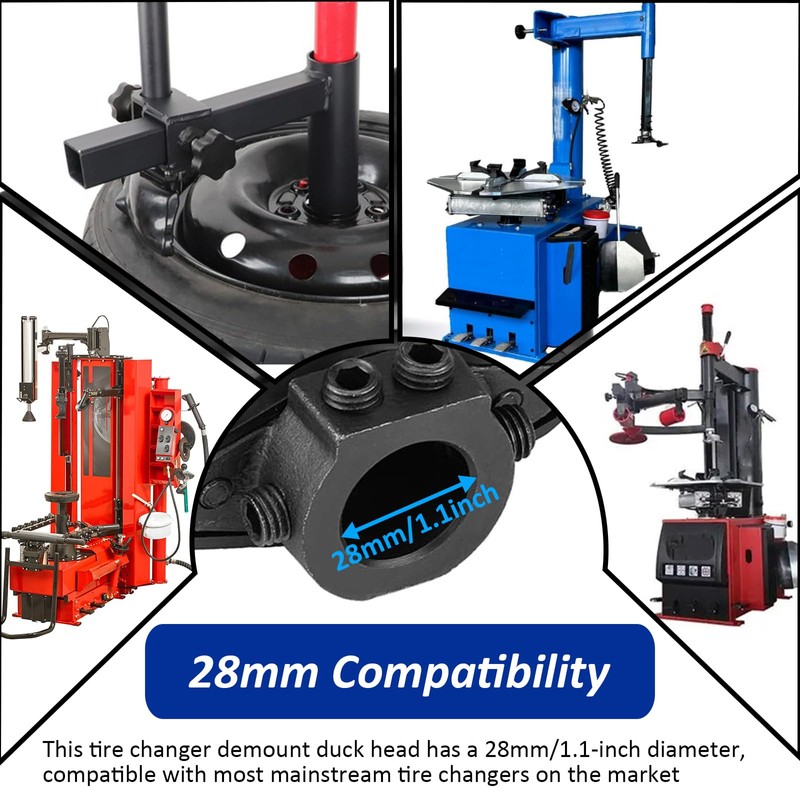 Crumye Tire Machine Duck Head for Tire Changer with 28mm