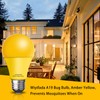 Wiyifada LED Bug Light Bulbs Outdoor 2 Pack, 9W Amber