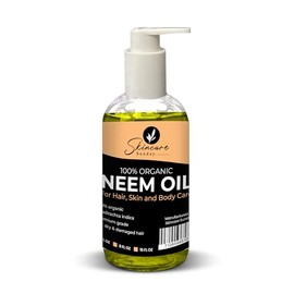 SKINCARE SUNDAY 100% Organic Neem Oil - Pure & Organic, Premium Quality for Hair, Skin, and Body Care (8 FL OZ)