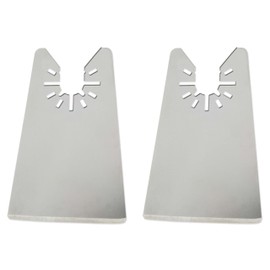 Oshlun MMC-5002 2-Inch Oscillating Tool Flexible Scraper with Quick-Fit Arbor for Standard and Quick Change Tools, 2-Inch, 2-Pack