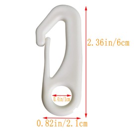 TTSAM Profession Flag Pole Clip Snap Hooks Durable Nylon Flag Clips Flag Pole Accessory - Attach Flags Hooks to Halyard Rope and Buckle The Flag(Pack of 8)