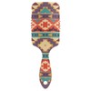 Colorful Indian Aztec Hair Brush Plastic Detangling Brushes Natural Detangler