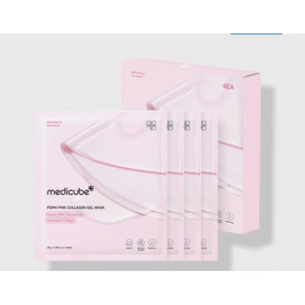 MEDICUBE Salmon PDRN Pink Collagen Jelly Gel Mask -1 Box
