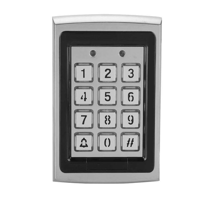 125KHz Top Metal RFID Card Reader Password Door Access Control