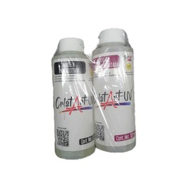 Resina Epoxica Transparete Cristart-UV (Parte A 120 ml + Parte B 120 ml)