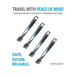 STYLIGHT - 500 Metal Truck Seals, Shipping Seals, Metal Trailer Seals, Numbered Sequentially (500 Pack)