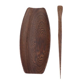 Chinese Tea Set Wooden Loose Tea Scoop Teaspoon Tea Ceremony Accessories Teaware Supplies Tool Kit for Tea Matcha Making Wenge