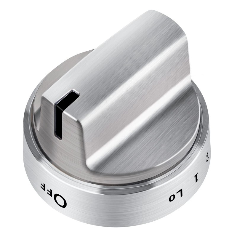 DPHealth 5PCS Stainless Steel Control Knob Compatible with GE Gas