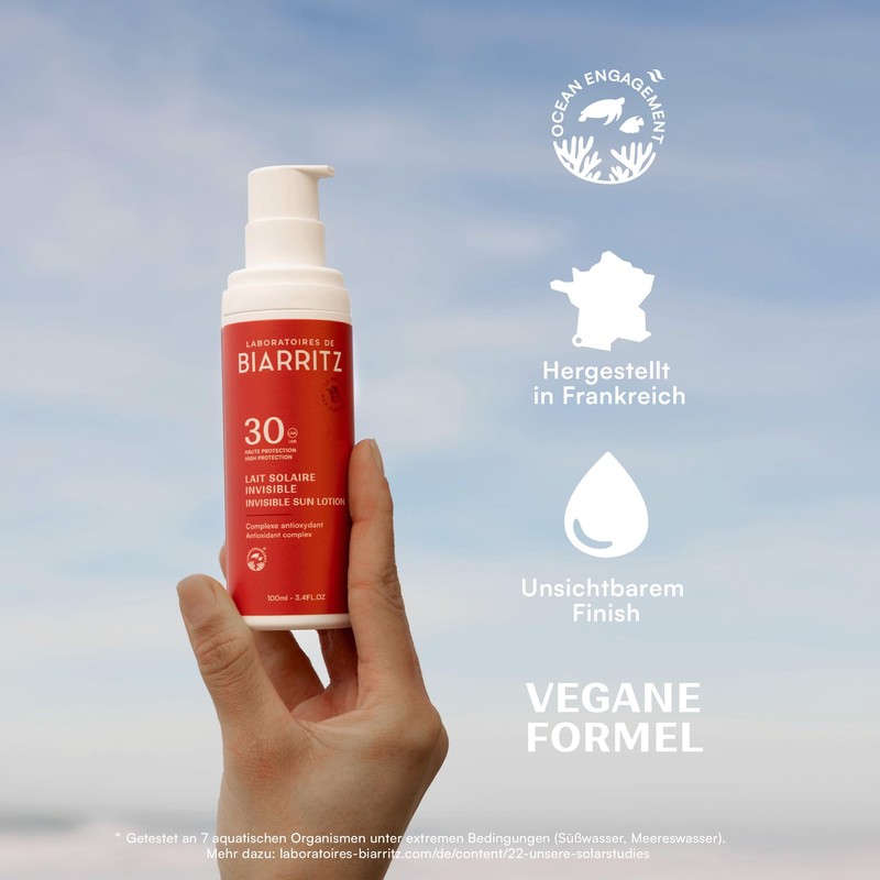 Laboratoires de Biarritz - Satin Sun Lotion SPF30 - Transparent