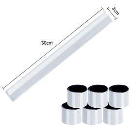 URAQT Reflective Band, Universal Reflector Set, Swatter Bracelet, Safety Band, Reflective Snap Bracelet, Reflective Neon Reflective Bands for Children, Adults, Joggers and Cyclists