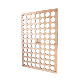 Torched Golf Ball Display Holder Collector’s Case Holds 76 Golf Balls Wall Mount Decor