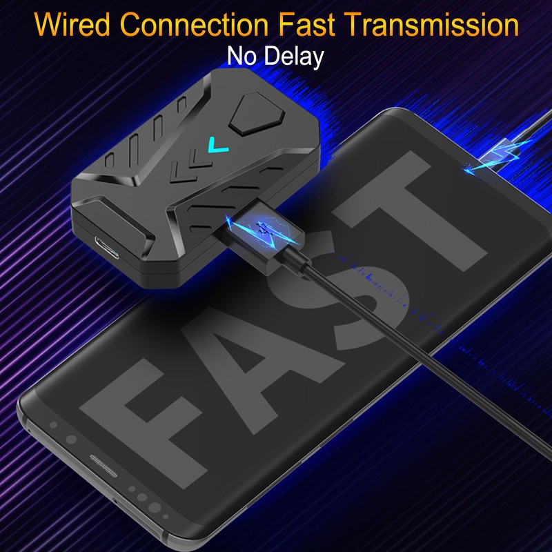 Keyboard Mouse Adapter Plug and Play USB Gaming Mouse Keyboard