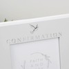 Oaktree Gifts Faith & Hope Confirmation Photo Frame 4" X