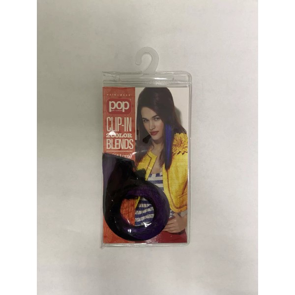 I/M Hair U Wear POP Clip-in 2 Color Blends Purple/Black