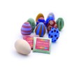 Earth Paints Wooden Egg Craft Kit, 6 CT