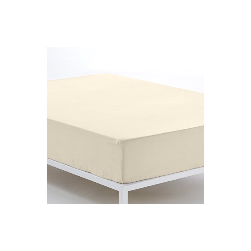 Bajera ajustable color crema - Cama de 90 (alto 28