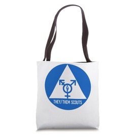 They/Them Scouts logo Tote Bag