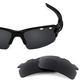 Revant Replacement Lenses Compatible With Oakley Flak 2.0 Vented, Polarized, Stealth Black