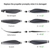 Bwine Drone 4 Pcs Original Propellers for F7MINI SE, RC