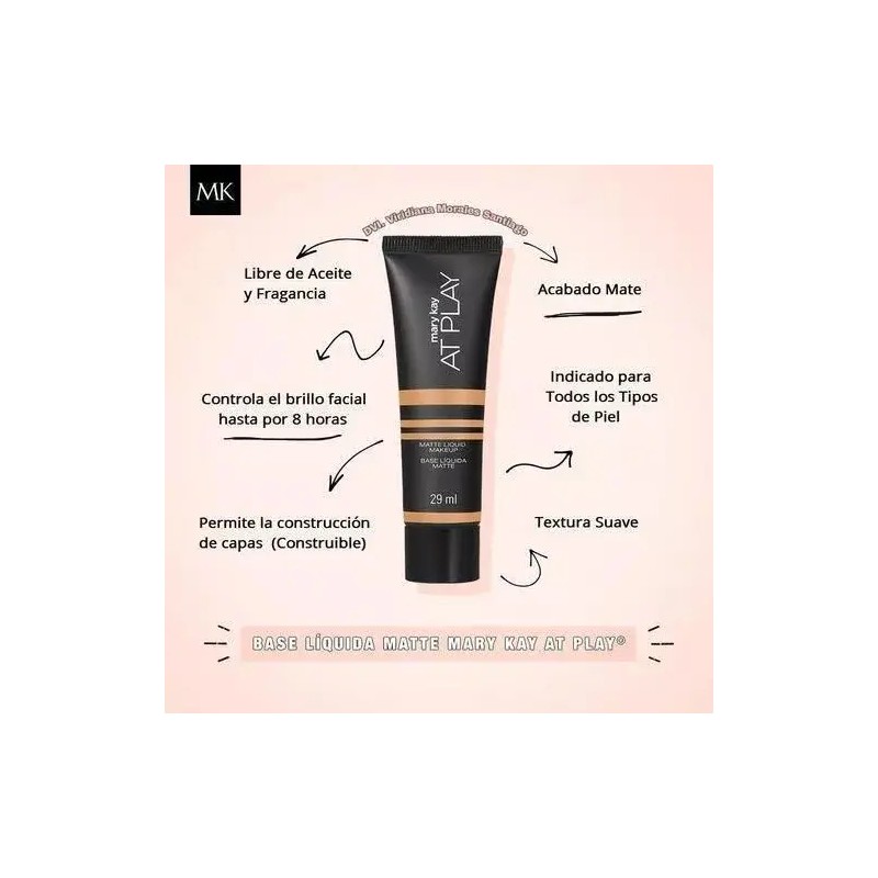 Mary Kay - Maquillaje Líquido Mate At Play 29 Ml