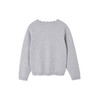 Vertbaudet Girls' Basic Jumper, grey