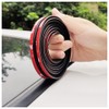 14MM x 23FT T-Shape Car Sunroof Seal Rubber Edge Trim,Cuttable
