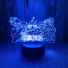 Sumokaii 3D Illusion Night Light, Japanese Anime 3D Night Light,