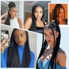 WacanDan Natural Black Braiding Hair Pre stretched 16 Inch 3