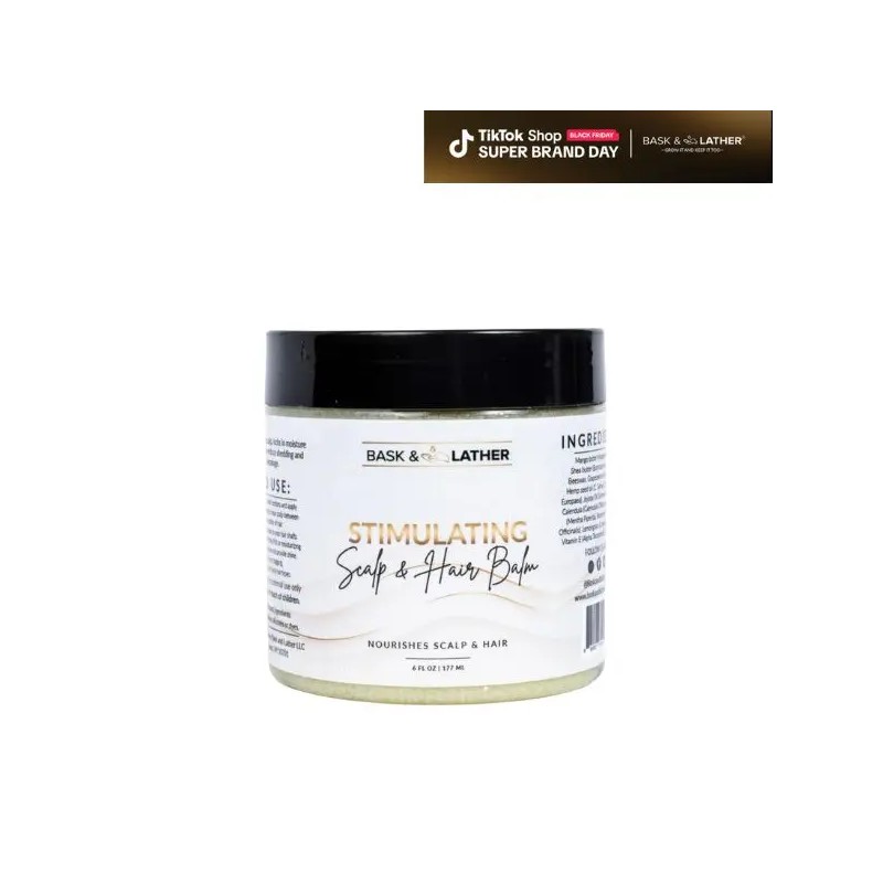 Stimulating Scalp & Hair Balm with Shea Butter and Mango