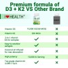 I LOVE HEALTH Vitamin K2 (MK7) with D3 10000 IU