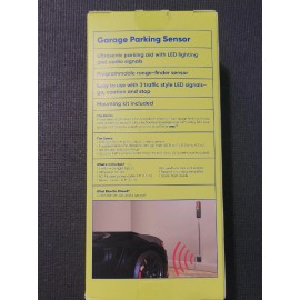 onn. LED Garage Parking Assistant, 1 Park Aid Assist Sensor, 3-Color Traffic Lig