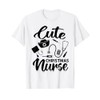 Cute Christmas Nurse T-Shirt, White