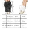 Fur Story Fur Leg Warmers Real Fur Rabbit Winter Leggings