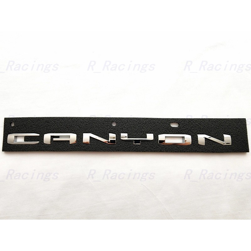 GMC 1PC Chrome Rear Tailgate Conner Canyon Letter Emblems 2021-2022