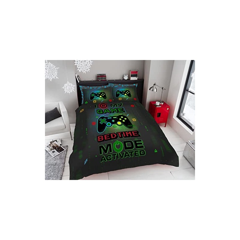 T&A Textiles and Hosiery Ltd Children Gamer Gaming Duvet Quilt