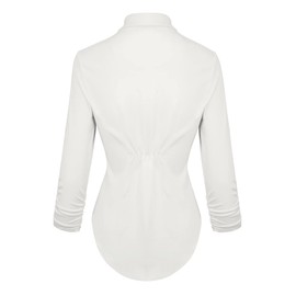 Hybrid & Company Womens Casual Work High Low Blazer Jacket JK45590 1073T Ivory XLarge