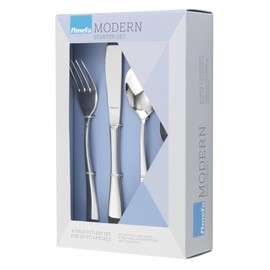 Amefa Monogram Sure Cutlery Set, 16 Pieces