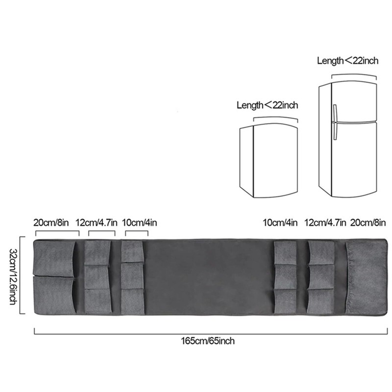 Ruiqas Over The Fridge Storage Organizer, Mini Fridge Organizer Caddy