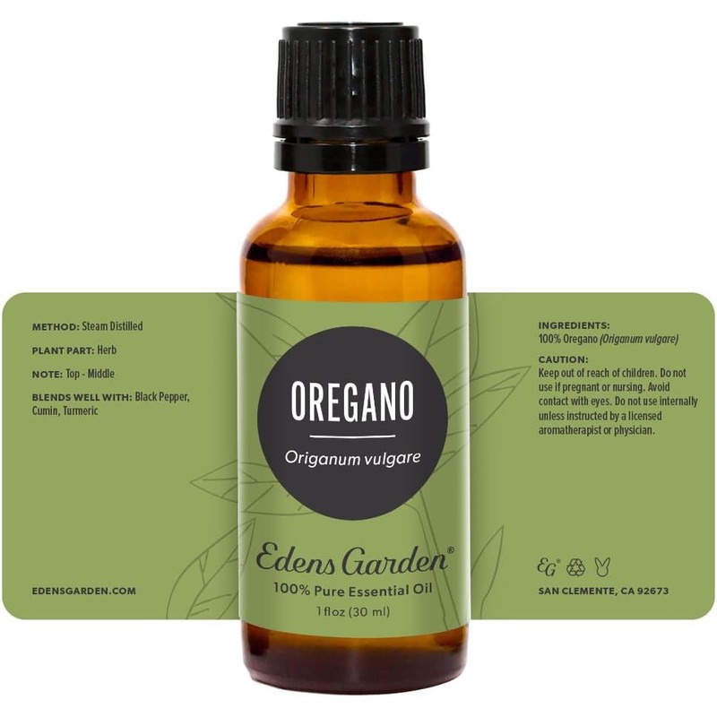 Edens Garden Oregano Essential Oil 30 mL (1 oz) 100%