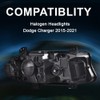 DOTCOM LED DRL Projector Headlight Assembly Fit For Dodge Charger