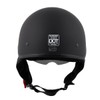 Milwaukee Helmets MPH9718DOT Dot Approved Matte Black 'Momentum' Half Face