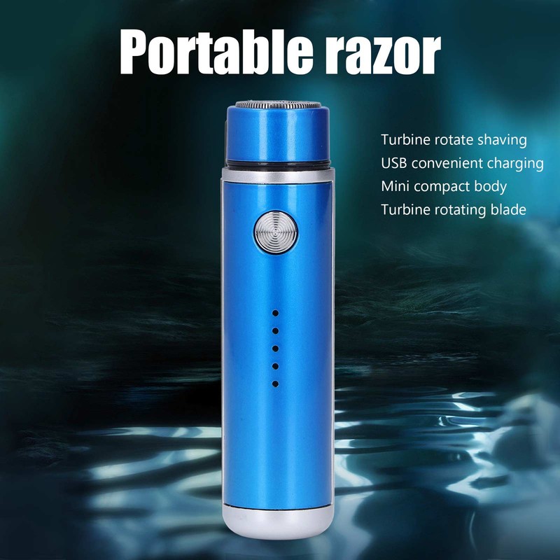 Portable Electric Shaver Mini Electric Razor USB Rechargeable Shaving Machine
