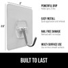 GORILLA GRIP Heavy Duty 25lbs Extra Grippy Reusable Wall Hooks