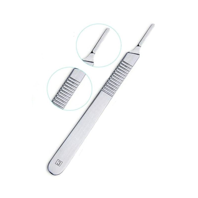 25 Pcs Scalpel- Edges Scalpel Handle No 3 Surgical_ Baldes