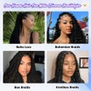 Deep Wave Human Braiding Hair for Boho Braids – 18