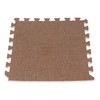 10pcs Cotton Linen Interlocking Carpet Tiles Anti Slip Floor Protection