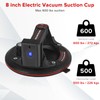 8" Electric Vacuum Suction Cups Lifter with Battery 3000mAh Max